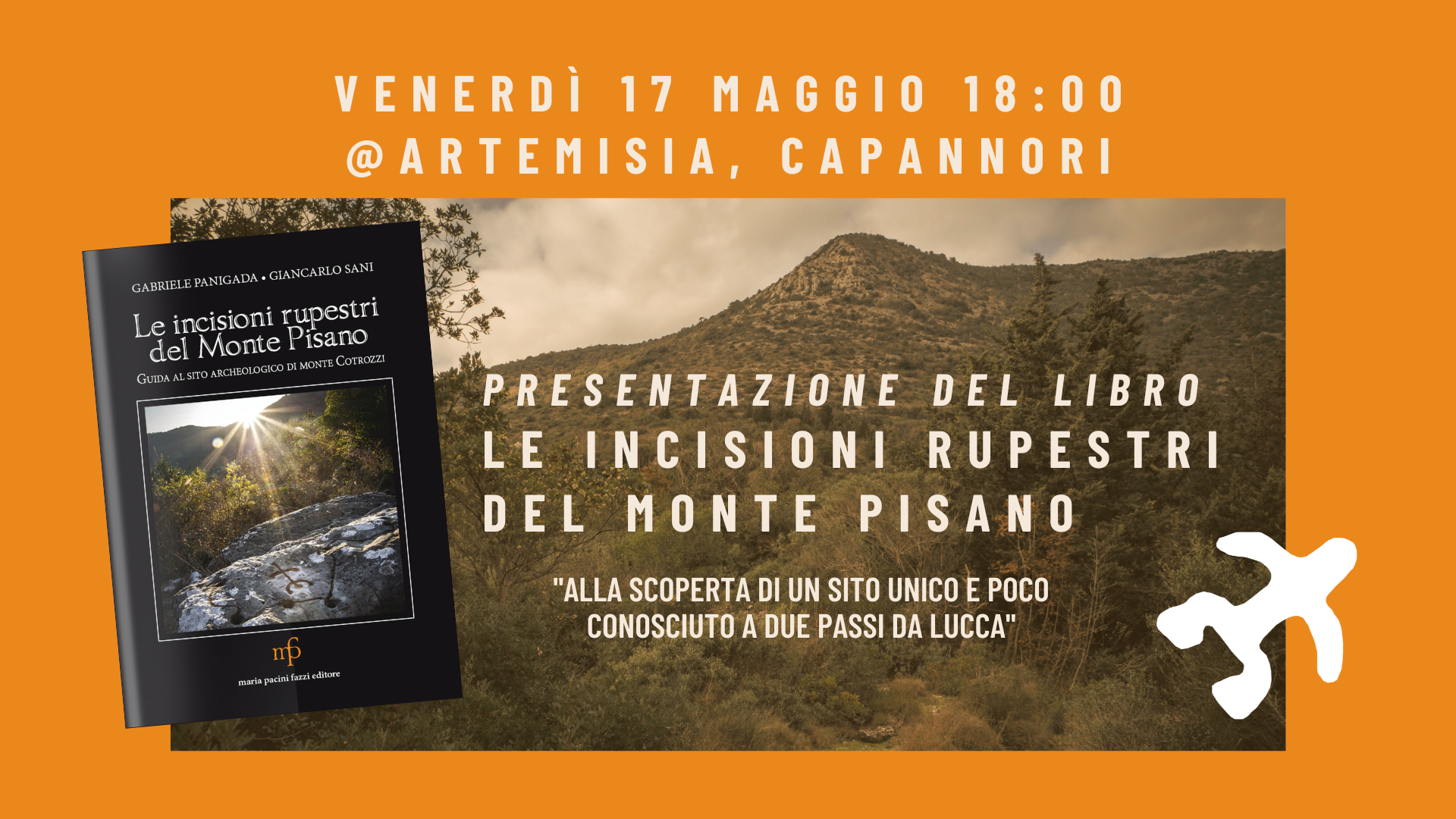 Presentazione del libro “Le incisioni rupestri del Monte Pisano” ad Artemisia (Capannori)